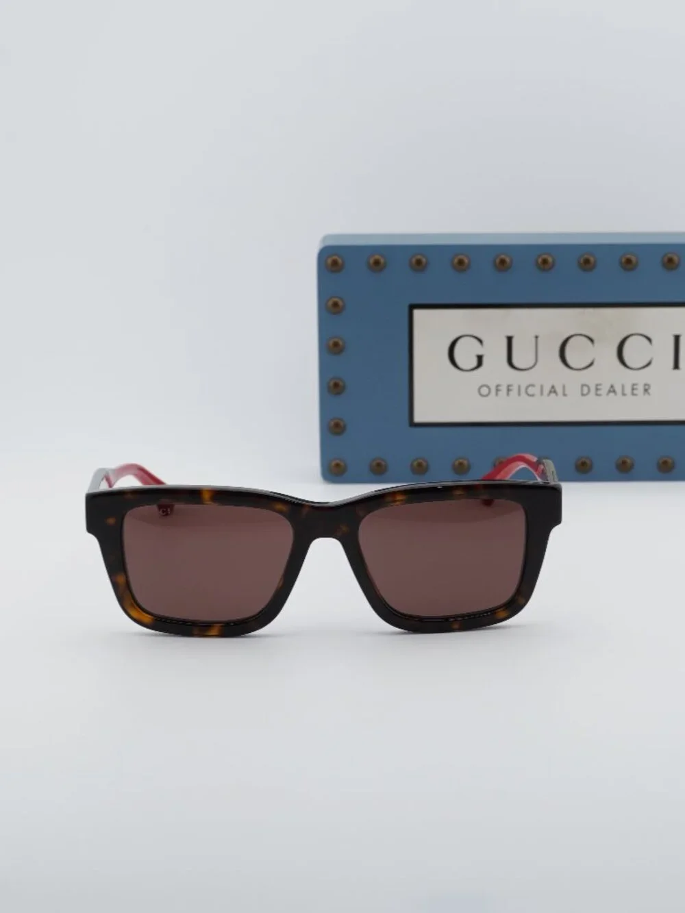 Gucci GG1869S 002 Square Sunglasses - Havana / Brown